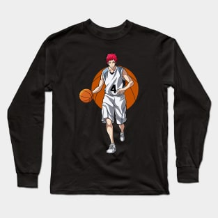 Seijuro Akashi in Action Color Long Sleeve T-Shirt